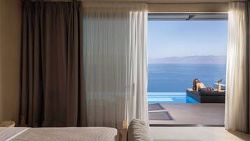 Premium Suite, 1 Bedroom, Private Pool, Sea View | Terrace/patio