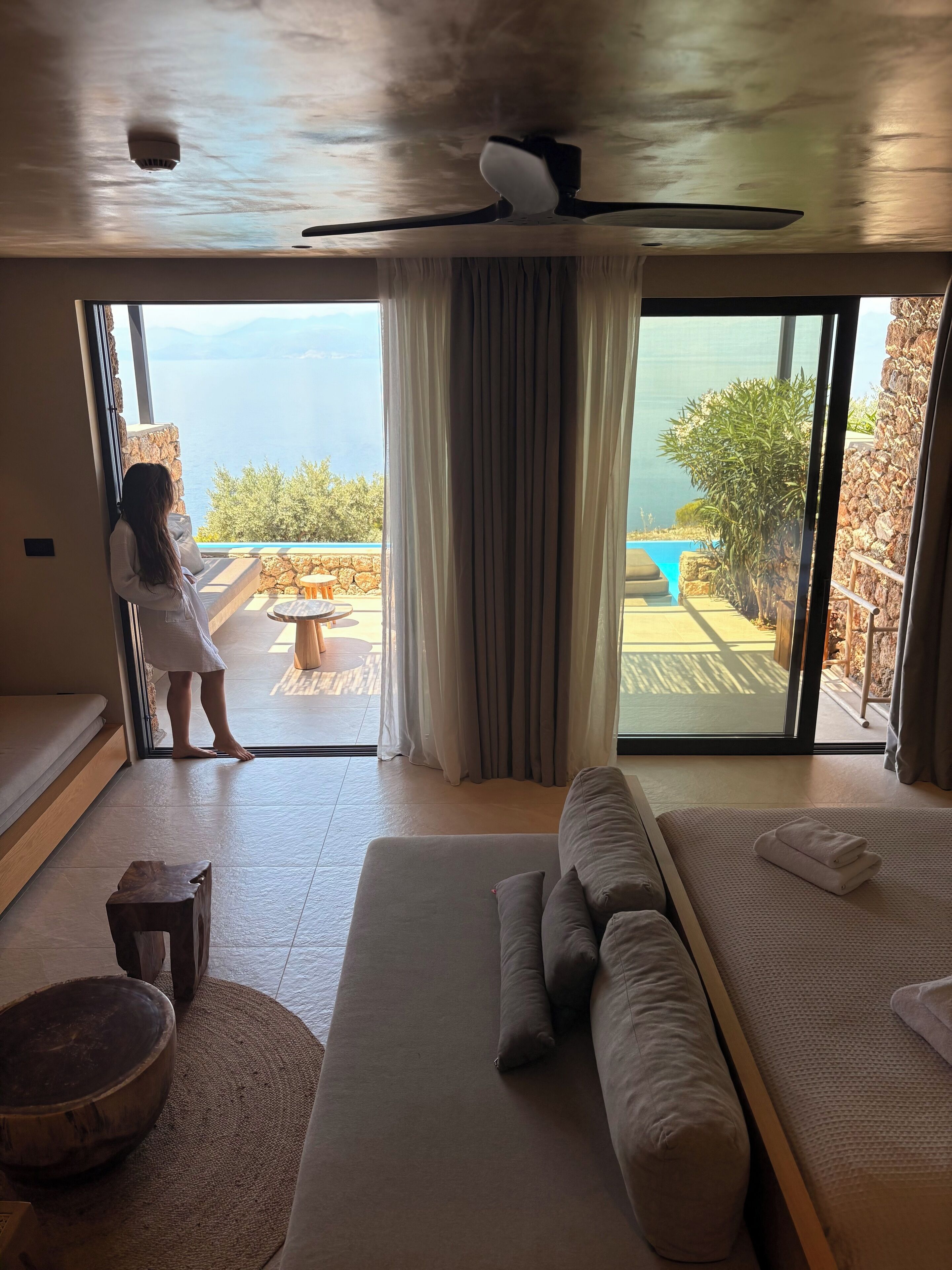 Premium Suite, 1 Bedroom, Terrace, Sea View | Premium bedding, minibar, in-room safe, individually decorated