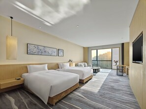 Deluxe Twin Room | Free minibar, in-room safe, desk, blackout curtains - Garrya Xian Lintong (Xi'an)