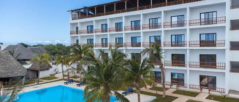 Majoituspaikan julkisivu