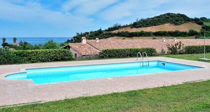 Holiday Home "Casa del Sole" with Sea View, Pool, Garden & Wi-Fi