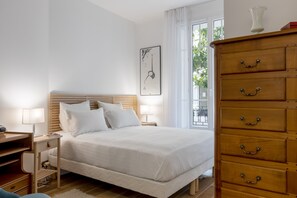 1 chambre, bureau, Wi-Fi, draps fournis