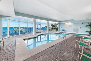 Indoor pool, a heated pool