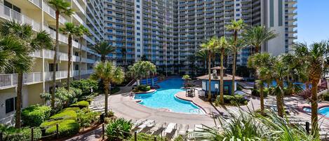Indoor pool, a heated pool