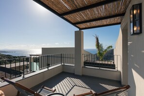 Terrace/patio - Metatulia 4 villa,sea views,pool,Souda,Plakias (Plakias)