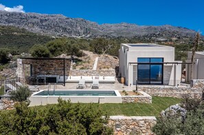 Pool - Metatulia 4 villa,sea views,pool,Souda,Plakias (Plakias)