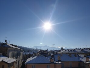 Blick von der Unterkunft