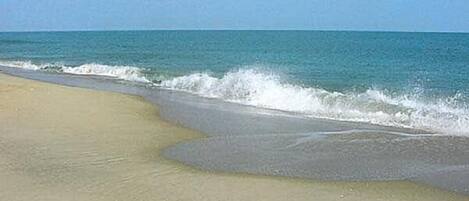 Una spiaggia nelle vicinanze