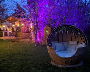 Studio, 1 King Bed | Property grounds - Swan Lodge With Hot Tub, Sauna and Treatments (Doncaster)