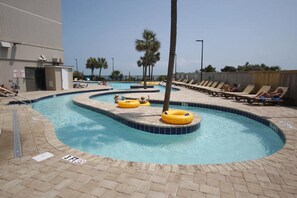 Indoor pool, outdoor pool