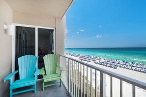 Property grounds - Gulf FRONT Primary Suite-Balcony-Heated Pool-Hot Tub-By Pier Park-Tidewater 302 (Panama City Beach)