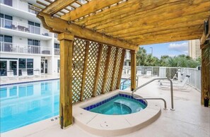 Indoor pool, outdoor pool