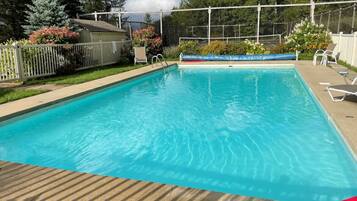 Una piscina riscaldata
