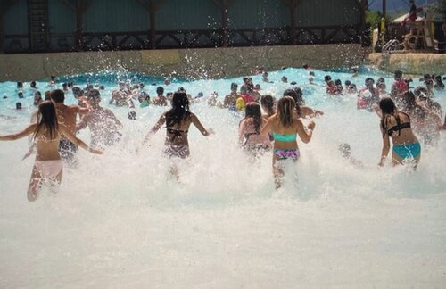 Delightful Camper in Campground with Amenities