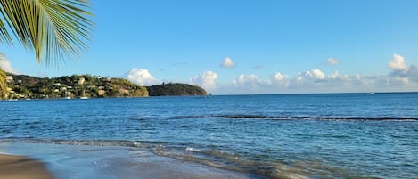 Beach nearby, sun-loungers