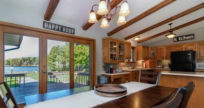 Lake Arrowhead lakefront, 4 bedroom, game room, pontoon available to rent!