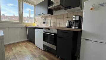 Kühlschrank, Ofen, Herdplatte, Geschirrspüler