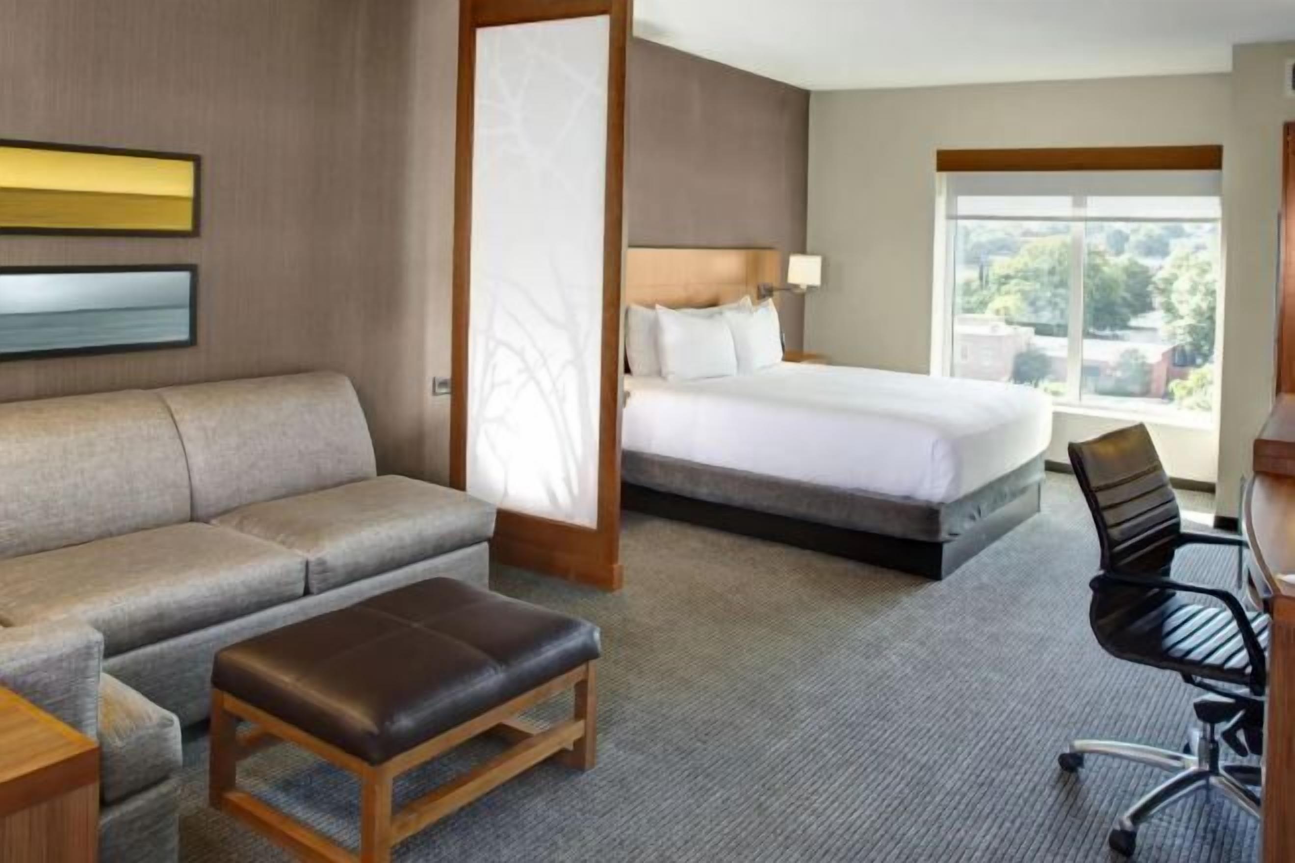 Hypo-allergenic bedding, pillow-top beds, in-room safe, desk