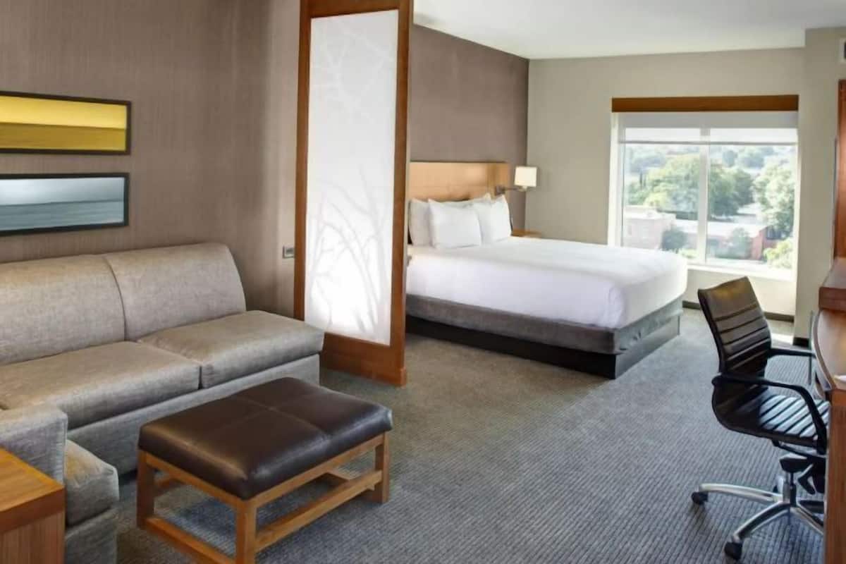 Hypo-allergenic bedding, pillow-top beds, in-room safe, desk