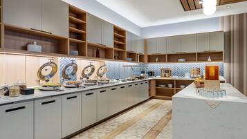 Daily buffet breakfast for a fee