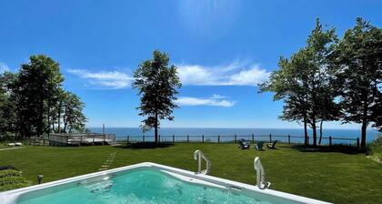 12 Person Hot Tub Overlooking Lake Michigan