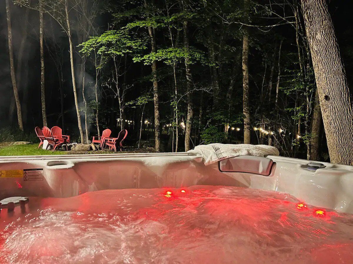 Bain à remous extérieur
