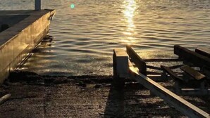 A sunset over a calm body of water with a dock and a bench. - Catch n' Relax Anglers Ultimate Waterfront Retreat with 50’ Dock Modern New Home (Marathon)
