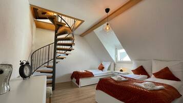 2 bedrooms, iron/ironing board, travel crib, free WiFi