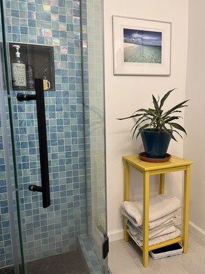 Shower - Happy, Charming, clean home with hot tub (Richmond)