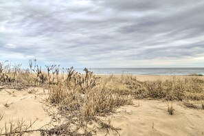 Vlak bij het strand