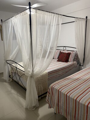 Appartement familial | 2 chambres, accĂšs au Wi-Fi (inclus), literie fournie