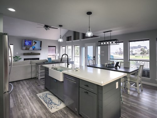 Coastal Comfort Where Kids & Pets Feel at Home: Sip, Sit, and Soak it in.