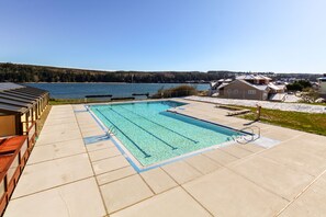 Indoor pool - Bayfront retreat with water views, WiFi, washer/dryer, & pool access (Port Ludlow)