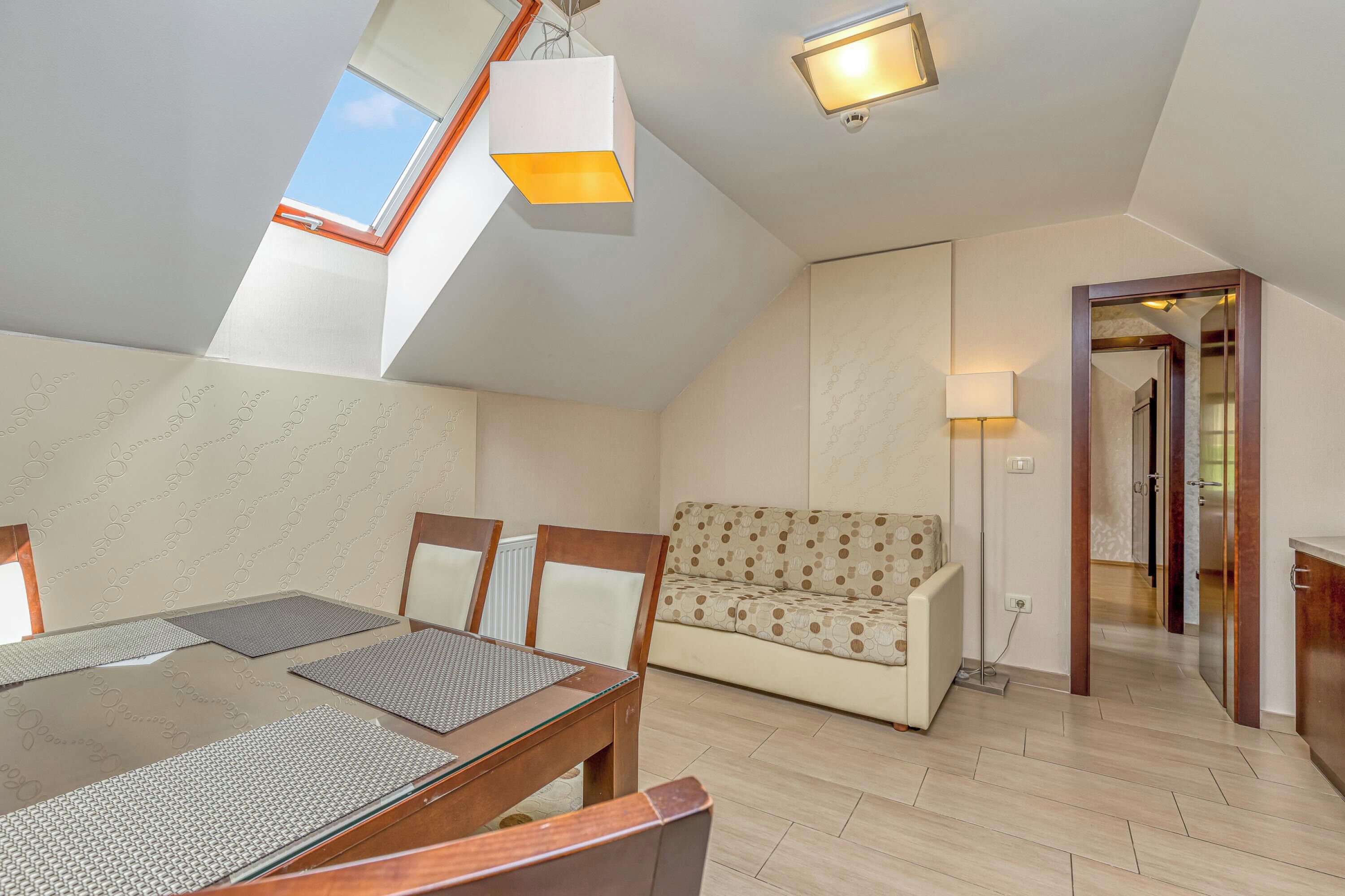 Family Apartment, 2 Bedrooms, Mountainside (Pool Villa Silva Marija - App 307) | Living area | 21-inch flat-screen TV with digital channels, TV, stereo