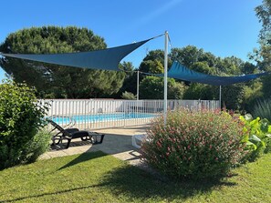 Piscine extérieure, piscine chauffée