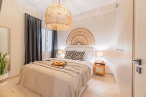 2 dormitorios, escritorio, tabla de planchar con plancha y wifi gratis