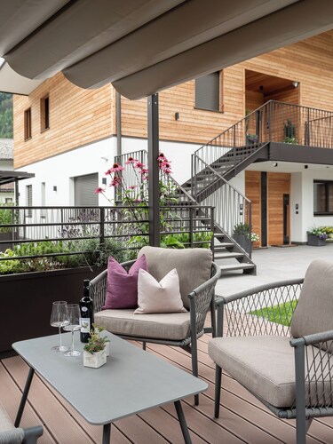 Apartment 'Nature Duplex Zaun - Fluss' with Mountain View, Terraces & Wi-Fi