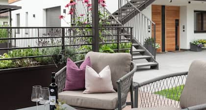 Appartement "Nature Berg" avec vue sur les montagnes, terrasse et Wi-Fi