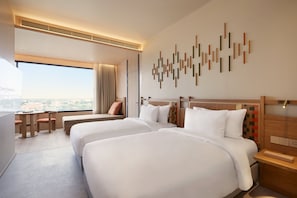 Deluxe Twin kamer | Een bureau, geluiddichte muren, gratis wifi, beddengoed