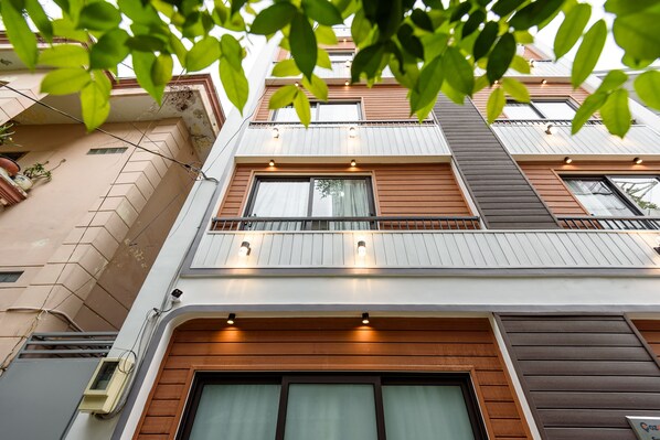 Fassade der Unterkunft