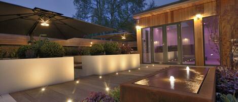 Indoor pool, a heated pool