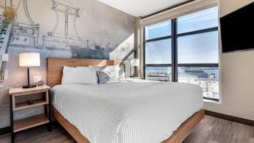 Caja de seguridad en la habitación y escritorio