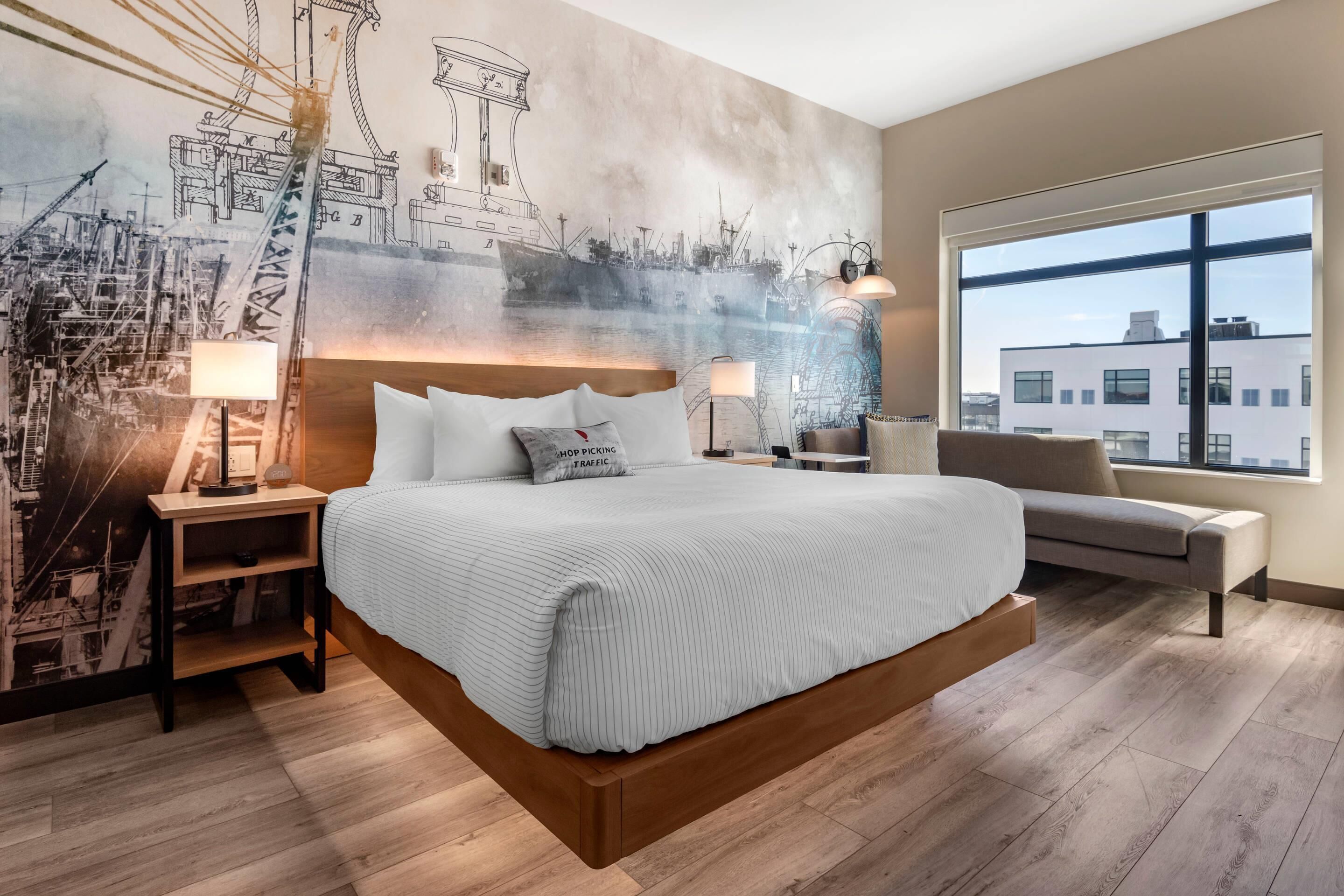 Caja fuerte, escritorio, espacio para trabajar con un portátil