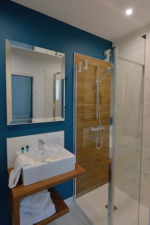 Classic Room | Bathroom | Shower, free toiletries, hair dryer, towels