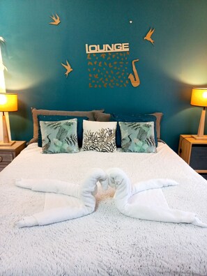 2 chambres, lit parapluie, Wi-Fi, draps fournis