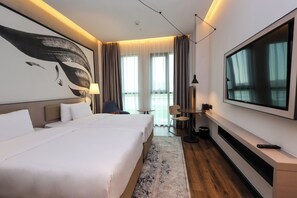 Twin Room, 2 Twin Beds | Premium bedding, pillowtop beds, minibar, in-room safe - Hilton Garden Inn Samarkand Afrosiyob (Samarkand)