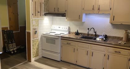 4 bed ,2 bathroom home. 2 of the 4 bedrooms are slightly smaller . Still comfort