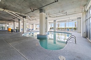 Una piscina riscaldata