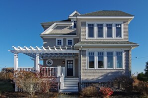Exterior - Oceanfront Splendor: Magnificent Retreat Across From Gooch`s Beach in Kennebunk, (Kennebunk)