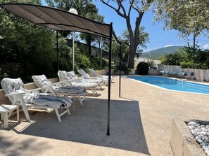 Outdoor pool, a heated pool - Mazet with swimming pool, sleeps 6 Sainte Maxime, Golf de Saint tropez (Sainte-Maxime)